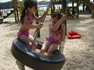 A&K playing at playground.jpg